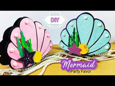 DIY : Diy Mermaid Candy Bags | Diy Mermaid Party Favor | Mermaid Giveaways | Mermaid Basket