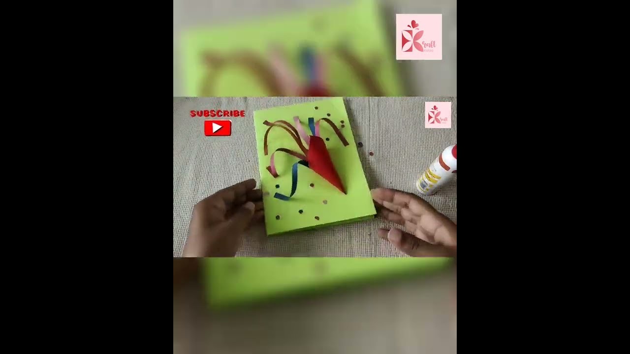 Chantal Dewi Diy gift idea, handmade card idea #kraftkalaa #craft #shorts #art #