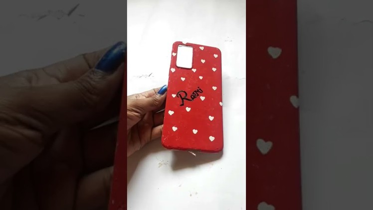 DIY mobile cover decoration.trendy mobile case.Easy phone cover painting#shorts#youtubeshorts#viral