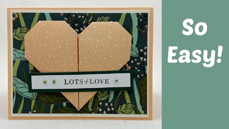Easiest Origami Heart Card - This 2 Minute Video Will Show You How!