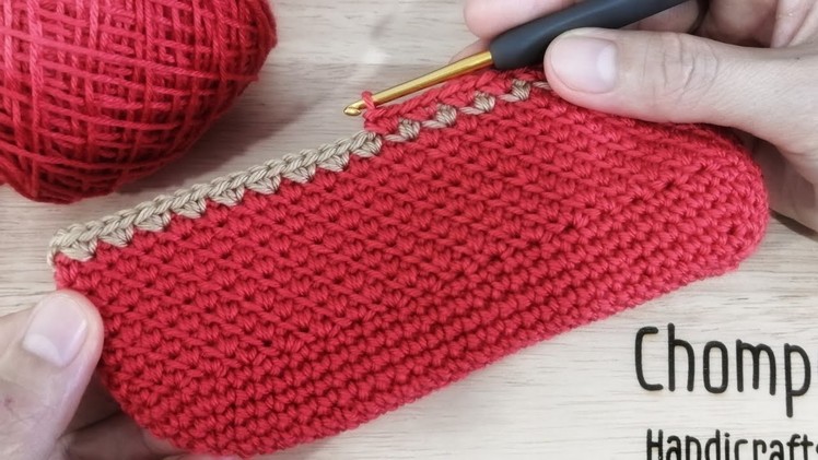 Easy DIY​ crochet cross bag pattern for beginner - Step by step
