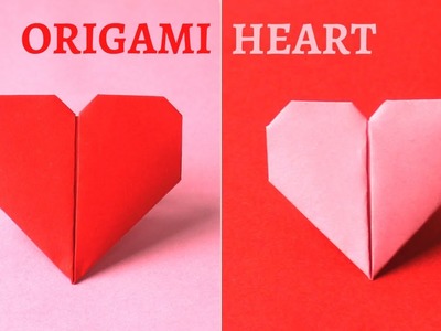 How To Make Easy Origami Heart | Origami Heart | Valentine's day gift