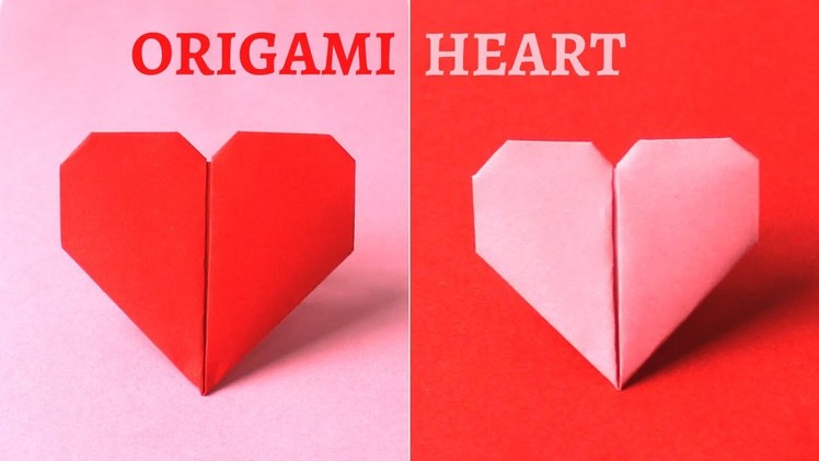 How To Make Easy Origami Heart | Origami Heart | Valentine's day gift