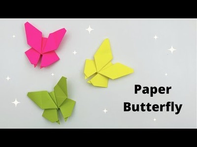 How To Make Easy Paper Butterfly  For Kids. Nursery Craft Ideas. Paper Craft Easy. KIDS crafts