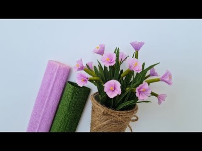 How To Make Easy Paper Flower #10. Paper Flower. Góc nhỏ Handmade