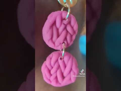 How To Make Knit-Look Earrings