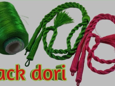 How to make necklace back rope with silk thread | @Suhith Creations