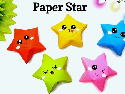 How to make simple and easy paper star | DIY paper craft ideas | How to make 3D paper star