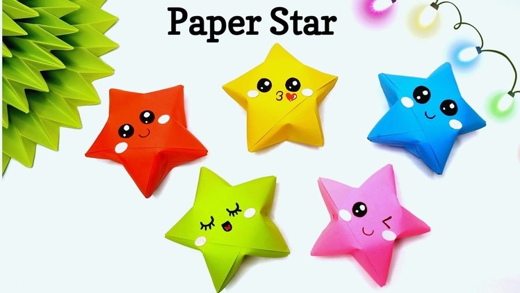 How to make simple and easy paper star | DIY paper craft ideas | How to make 3D paper star