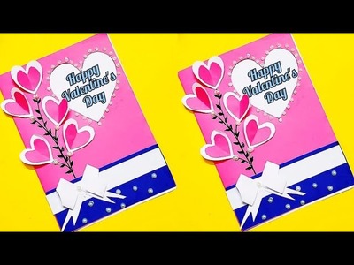 How to make valaintance day greeting card | easy make valaintance day card|valaintanceday gift card