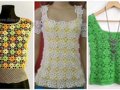 New Trendy And Outstanding Crochet Knitting Fancy Top ,, Blouse Pattern design