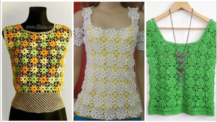 New Trendy And Outstanding Crochet Knitting Fancy Top ,, Blouse Pattern design