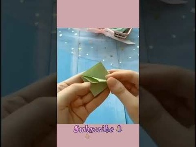 Paper flower card. paper craft. handmade greetings card