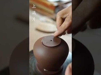Relaxing Pottery making: Teapot | Satisfying pottery making | pottery fails | pottery wheel  #shorts