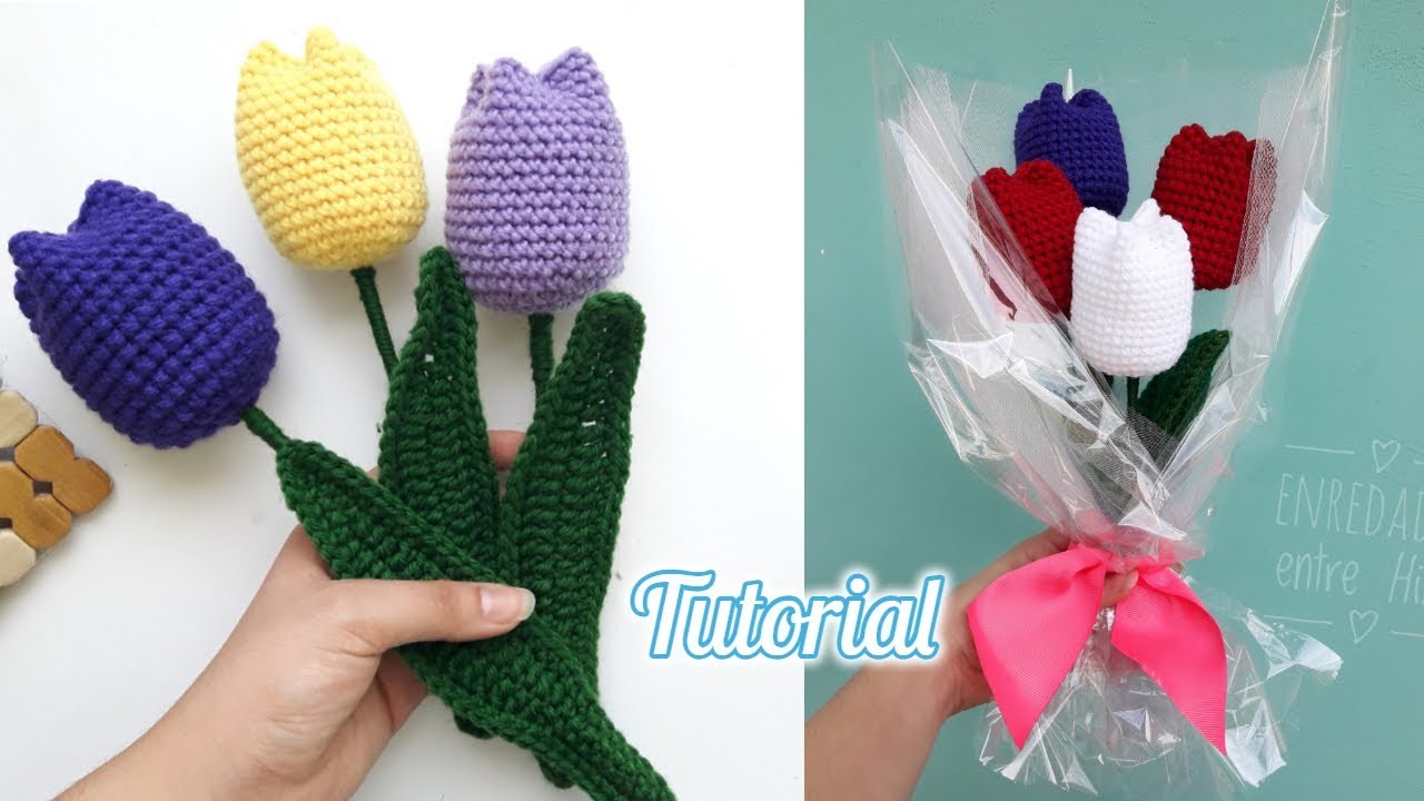 Tulipán a Crochet fácil