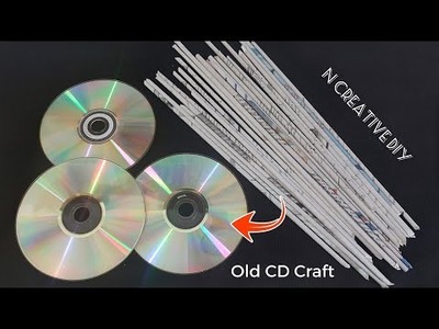 Unique wall hanging making with Old CD | Best out of waste craft | Wall decoration ideas |Room decor