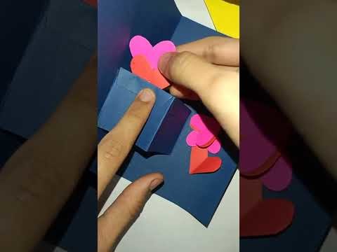 Valentine day greeting card idea | Diy Greeting Cards For Valentine’s Day | #shorts