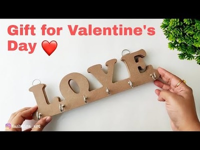 Valentine's Day Special Gift | Wooden Key Holder | Wall Decor Ideas