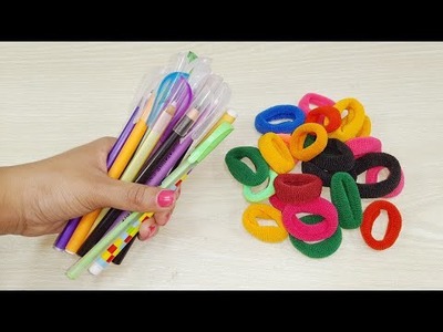 WOW !! SUPERB HOME DECOR IDEA USING HAIR BAND AND OLD PEN | BEST OUT OF WASTE