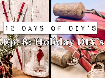12 Days of DIY’s - Ep. 8 Holiday DIY’s - GIVEAWAY - Decorate with me for the Holidays 2021