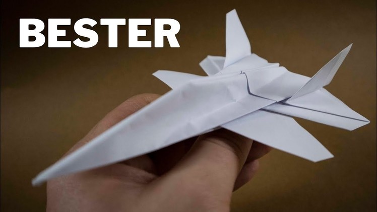 Beste Papierflieger der Welt basteln | Origami Flugzeug