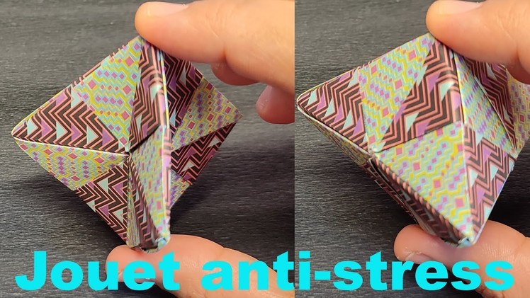 Comment faire un jouet en papier anti stress pop up