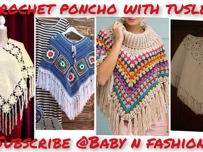 #crochet poncho designs #beautiful and latest  designs of poncho for girls #crochet poncho for girls