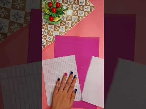 Diy Birthday gift idea with notebook paper ???????? #shorts