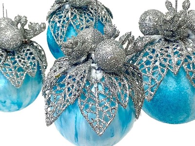 DIY Mixed Media Christmas Baubles with Sue Findlay
