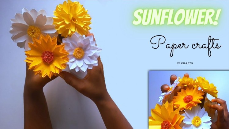 Easy paper craft || Easy Paper Flower ????|| You should try || DIY flowers crafts || #shorts