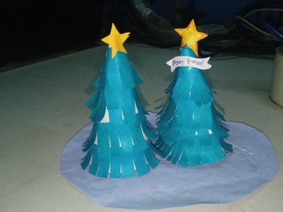 How to make paper Christmas tree