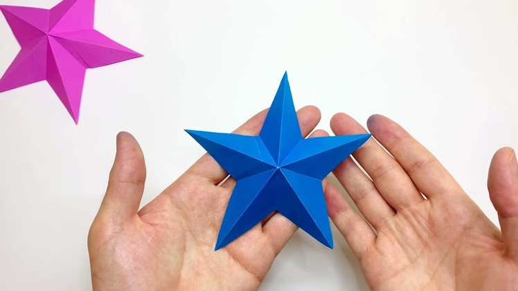 KAĞITTAN YILDIZ YAPIMI ????| Kağıttan Yıldız Nasıl Yapılır | Origami Star ????????