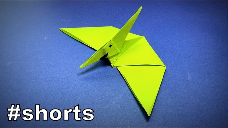 Origami Dinosaur | How to Make a Paper Dinosaur Pterodactyl #shorts