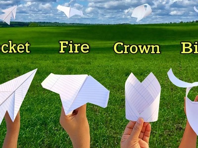4 best flying airplane, paper flying top 4 plane, notebook paper plane, best 4 paper plane,