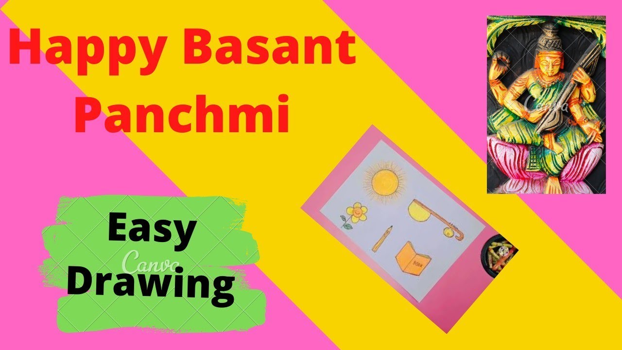 5-easy-things-to-draw-on-basant-panchami