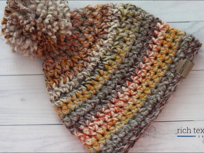 Beginner Beanie Crochet Pattern - EASY crochet beanie!