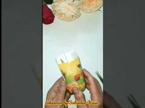 Craft using paper cups.DIY @Shorts