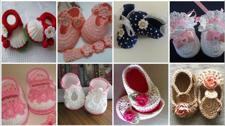 Crochet Baby booties.newborn boots and shoes