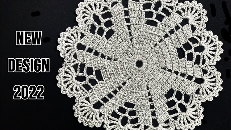 Crochet Design ( Thalposh. Table Cloth. Placemat. Doily ) in Hindi & Urdu - Woolen Craft #107