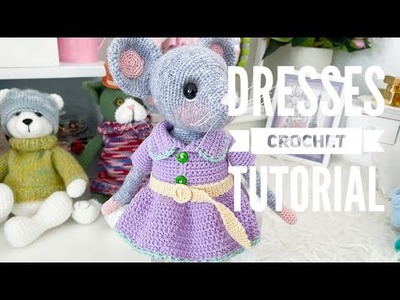 Dresses ???? crochet for amigurumi animals