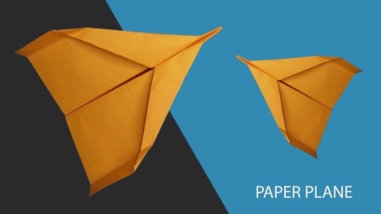 Easy Paper Folding Plane That Flies So Far - Best Paper Airplane  | Origami Paper Aircraft