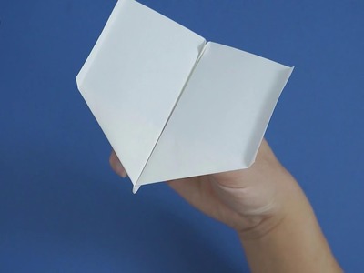 Fold out a paper airplane with reasonable layout without relying on tools [123 Paper Airplane]