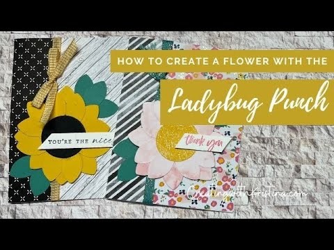 How to create a flower with the ladybug punch