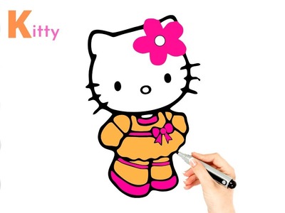 How to Draw Hello Kitty????| Hello Kitty Easy Draw | Hello Kitty Art for Kids | for Kids | Art Gallery
