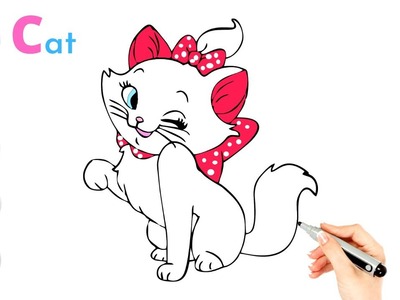 How to draw Kitten???? | Cat Kitten Drawing for Kids | Cat Art for Kids | Step by Step | Art Gallery