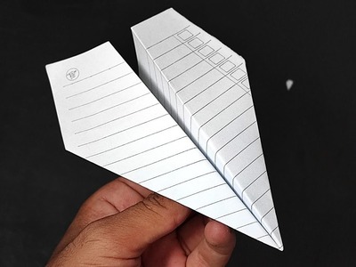 How to make a paper airplane from book paper fly far and long