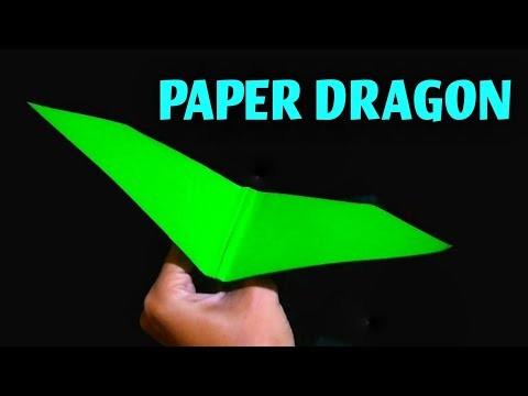 How to Make Paper Airplanes Like Dragon