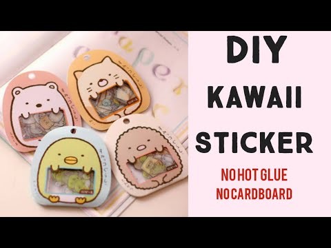 How to make stickers | recreating tonni art and craft | how to make school supplies | diy notebook