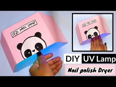 How to make uv light for nails||diy uv light for nails||nail paint dryer hacks|#BeNaturalWithJyotika