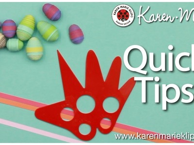 How to use the Helping Hand for 3D Easter Eggs | Quilling QuickTips